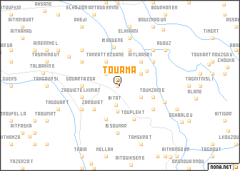 map of Touama