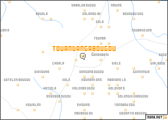 map of Touandangabougou