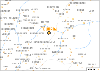 map of Toubadji