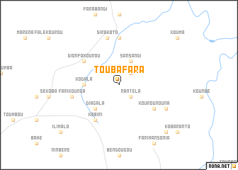 map of Toubafara