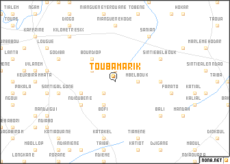 map of Touba Marik