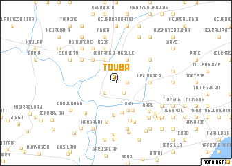 map of Touba