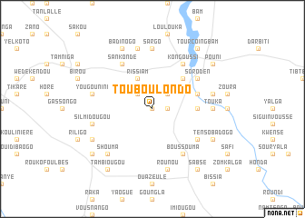 map of Touboulondo