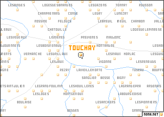 map of Touchay