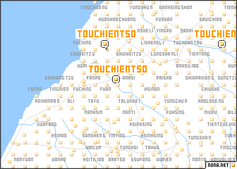 map of T\