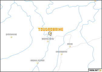 map of Toudaobaihe