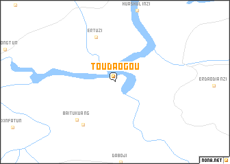 map of Toudaogou
