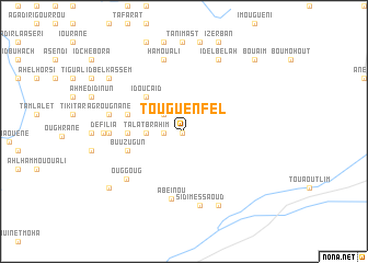 map of Touguenfel