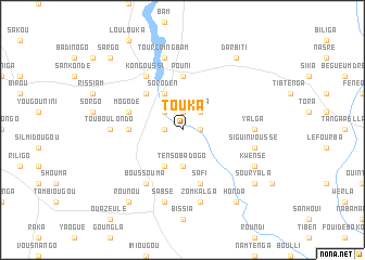 map of Touka