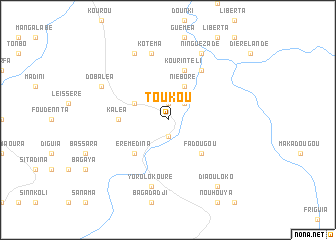 map of Toukou