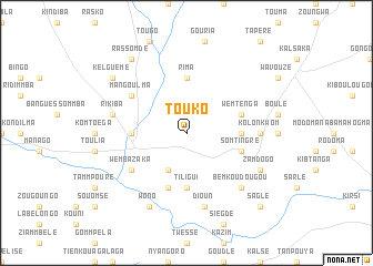 map of Touko