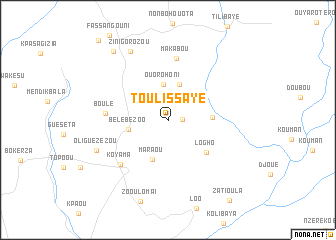 map of Toulissayé