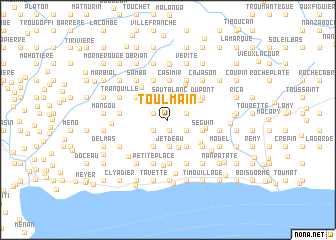map of Toulmain