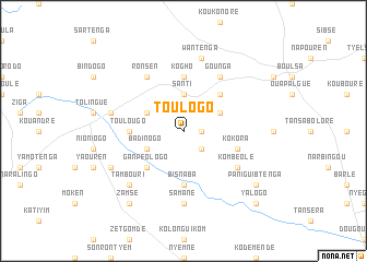 map of Toulogo