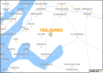 map of Toulou Madi