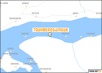 map of Toumbéré Djingué