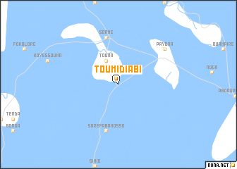 map of Toumi Diabi