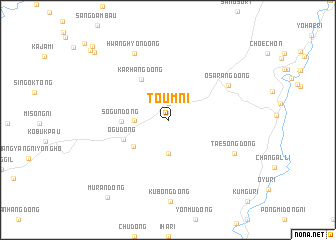 map of Toŭm-ni