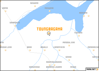 map of Toungbagama