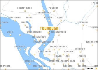 map of Tounouga