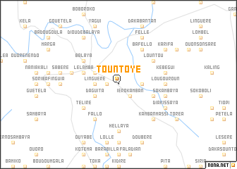 map of Tountoye