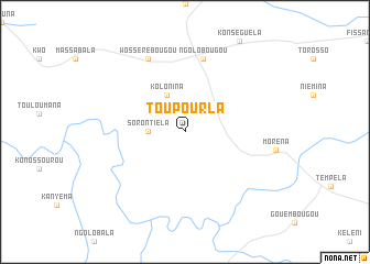 map of Toupourla