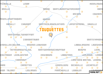 map of Touquettes