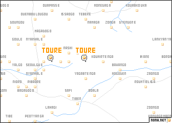 map of Touré