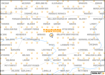 map of Tourinne