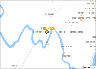 map of Tourizé