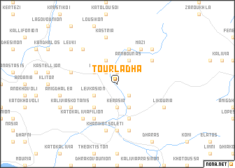 map of Tourládha