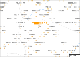 map of Tourmana