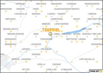 map of Tourniol