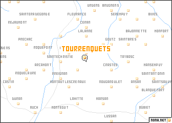 map of Tourrenquets