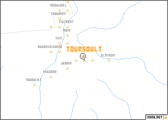 map of Toursoult