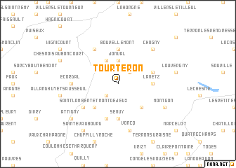 map of Tourteron