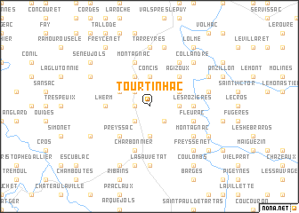 map of Tourtinhac