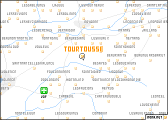 map of Tourtousse