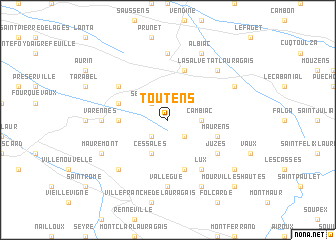 map of Toutens