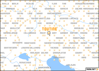 map of Toutine