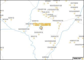 map of Toutoubré