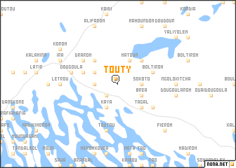map of Touty