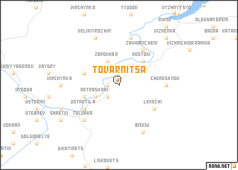 map of Tovarnitsa