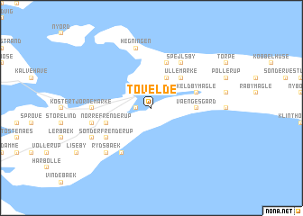 map of Tøvelde