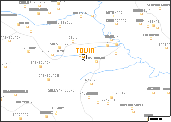 map of Ţovīn