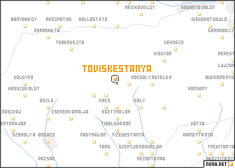 map of Töviskestanya
