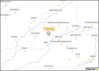 map of Tʼovuz