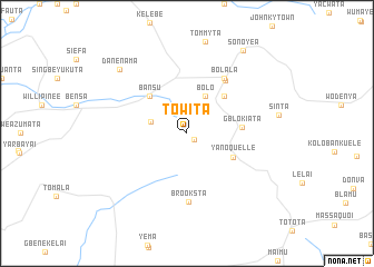 map of Towita