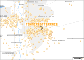 map of Towncrest Terrace