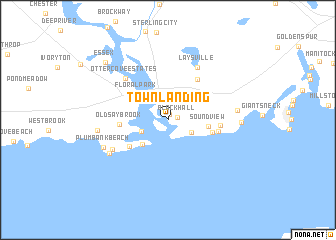 map of Town Landing